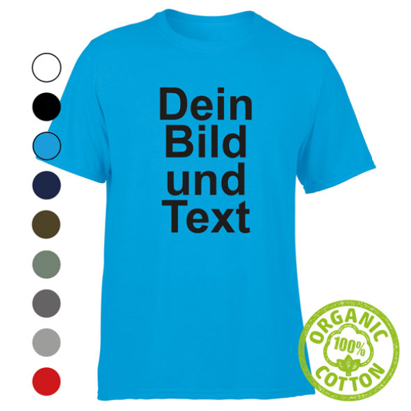 Herren T-Shirt rundhals Bio